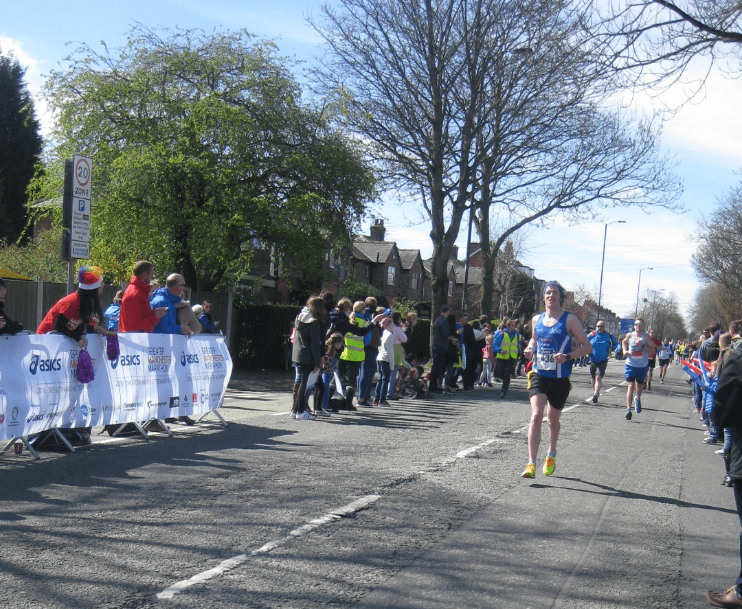 Greater Manchester Marathon home straight